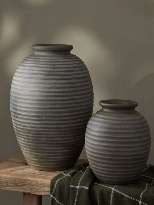 Marmo Textured Ceramic Vase