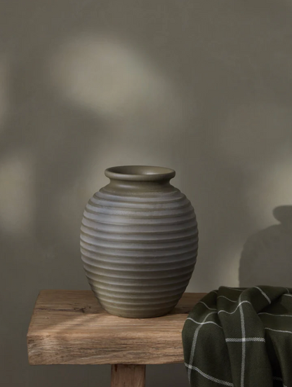 Marmo Textured Ceramic Vase