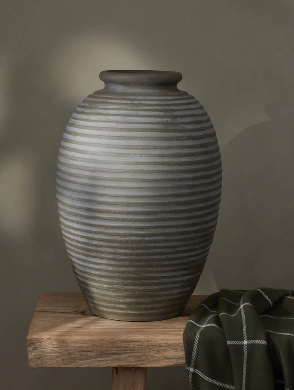 Marmo Textured Ceramic Vase