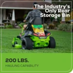 Greenworks 60V 42” Cordless Electric CrossoverZ Zero Turn Ride Mower - Image 4