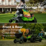 Greenworks Pro 42 in. 60V Cordless Battery Electric CrossoverT Tractor Riding Lawn Mower (CRT426) - Image 2