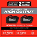 Milwaukee 2823-22HD M18 FUEL Self-Propelled Dual Battery Mower Kit - Image 3