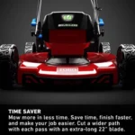 Flex-Force 60V Cordless 2-Tool Combo Kit 22 in. Recycler Walk Behind Lawn Mower - Image 2