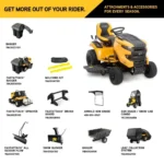 Cub Cadet 46 in. 22 HP Gas-Powered Enduro Series Riding Lawn Mower, Kohler Engine - Image 6
