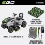 EGO Power+ T6 TR4204 42 in. 56 V Battery Riding Mower Kit - Image 2