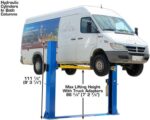  Atlas Automotive Equipment Atlas Equipment BP10000X Commercial Grade Baseplate 10 000 Lb. Capacity 2-Post Lift - Image 5