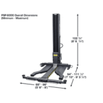 6,000-lb. Capacity / Mid-Rise Scissor Lift / Open-Center - Image 3