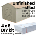 Astoria 12 ft. x 12 ft. Outdoor Wood Storage Shed - Image 6
