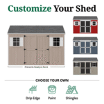 Value Workshop Outdoor Wood Storage Shed - Image 7