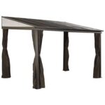 Sojag 10 x 12 ft. Portland No.53 Wall Gazebo Steel Roof