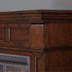 Duluth Forge Dual Fuel Ventless Gas Fireplace With Mantel – 32,000 BTU, T-Stat. Control, Auburn Cherry Finish – Model# DFS-400T-2AC - Image 4