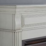 Duluth Forge Full Size Electric Fireplace – Remote Control, Antique White Finish – Model# EL1350-2-AW - Image 6